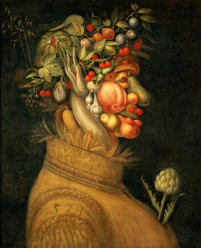 Zomer, 1573 door Giuseppe Arcimboldo